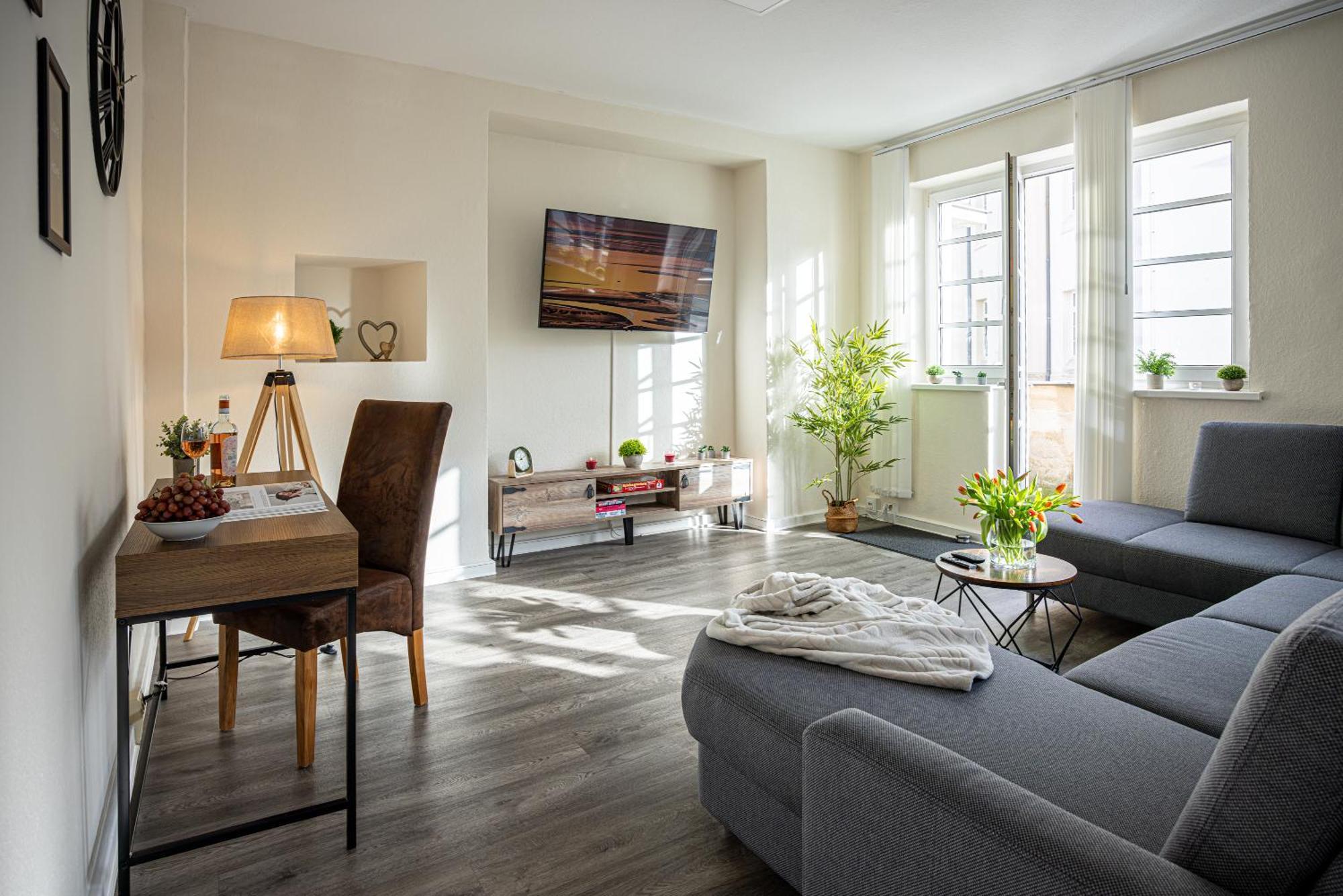 Luxus City Apartment Sauna Balkon Kueche Zentral 罗斯托克 外观 照片