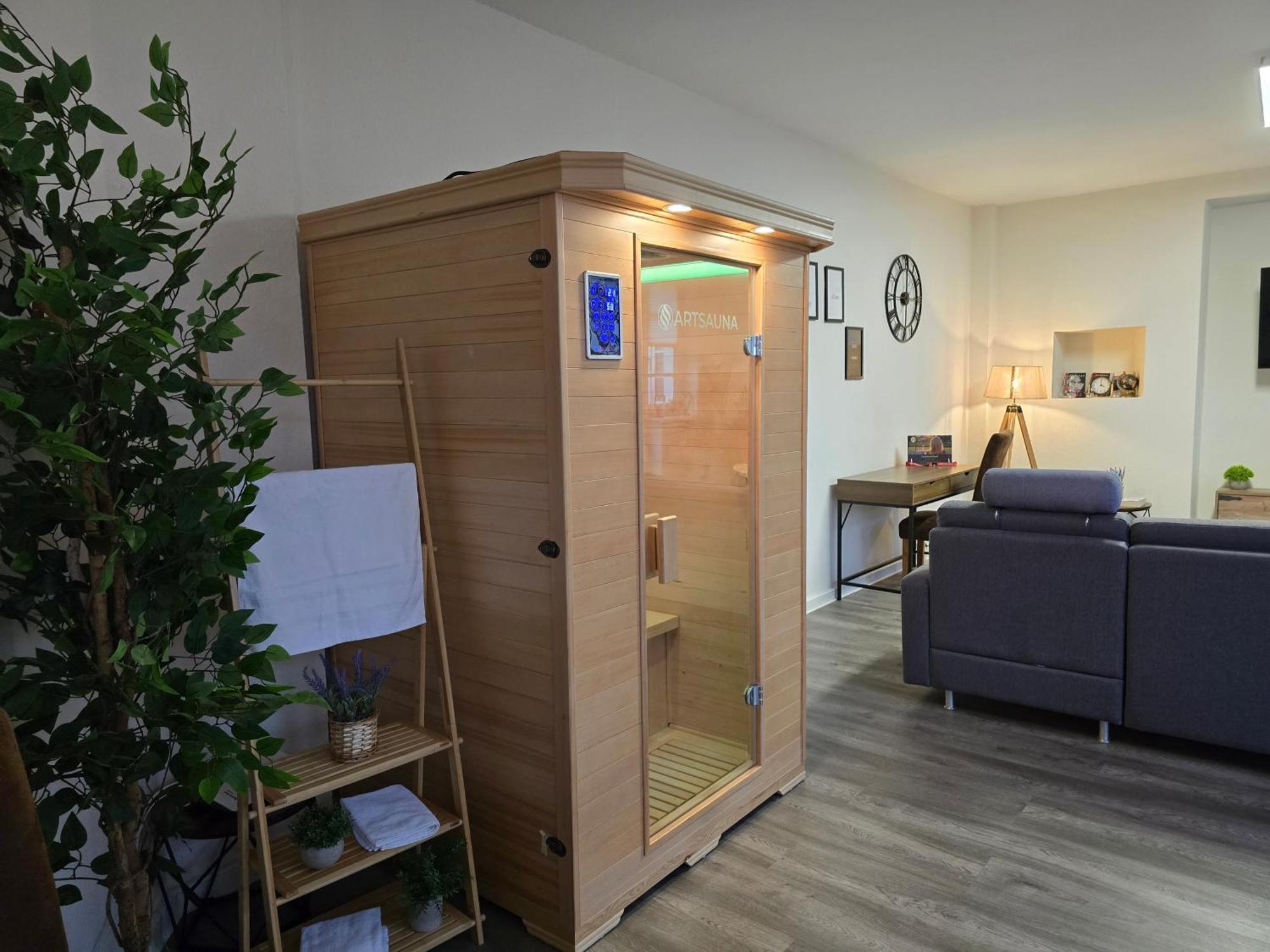 Luxus City Apartment Sauna Balkon Kueche Zentral 罗斯托克 外观 照片